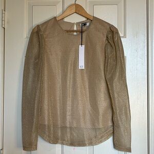 NSR Metallic Gold Women's Blouse